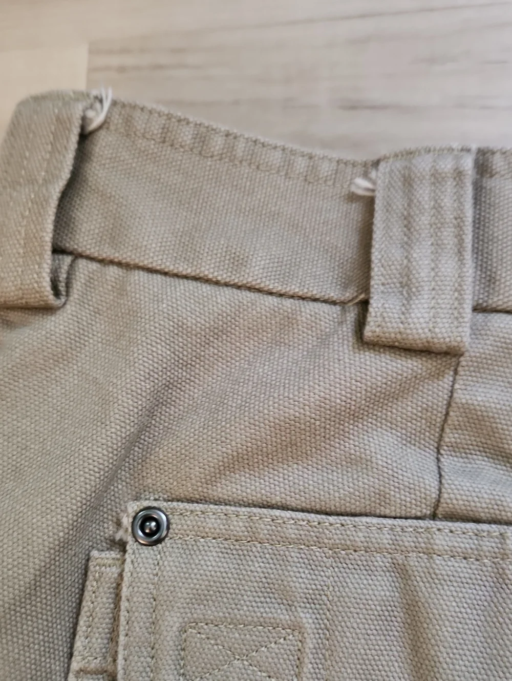 Duluth Trading Co. Fire Hose Relaxed Fit Cargo Work Pants Size 40x30 Tan Khaki
